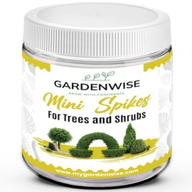 GardenWise Mini Fertilizer Spikes: Sustained Health for Trees and Shrubs; Long-Lasting Care for 1.5 to 2 Years; 11 Count; Slow Release Fertilizer; Indoor and Outdoor