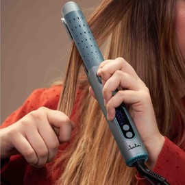 JATA JBPP1588 2-in-1 Haarglätter und Lockenstab mit Cool Air-Technologie, Keramik, schwimmend, für alle Haartypen, 4 Temperaturen, professionelle Ergebnisse, automatische Abschaltung