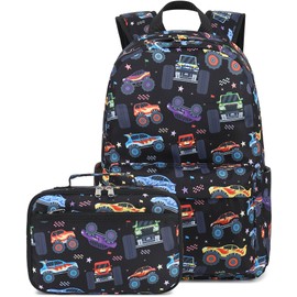 CAMTOP Backpack for Kids, Boys Girls Preschool Backpacks with Lunch Box Toddler Kindergarten School Bookbag Set