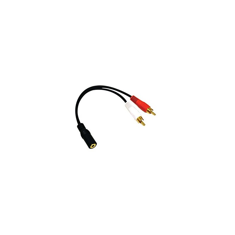 Single Pack 3.5mm Stereo Female Mini Jack to 2 Male
