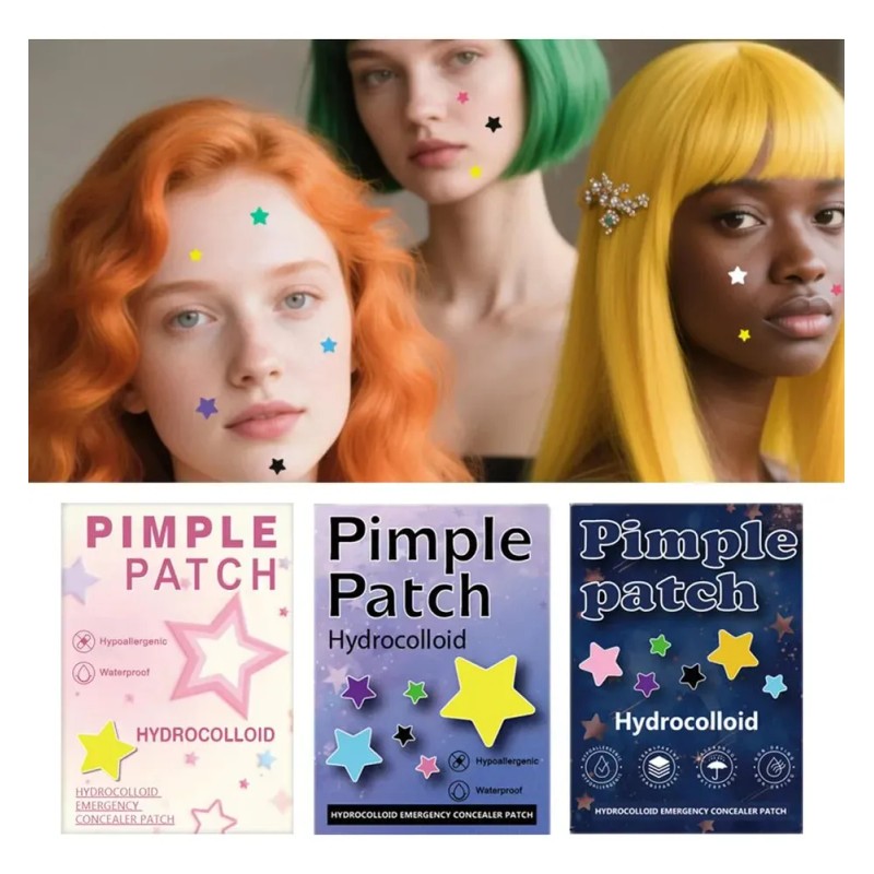 Ll Parche Star Acne, Moderno, Ultrafino Y Transpirable,