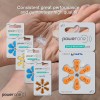 Powerone P13 Hearing Aid Batteries 6 Pack Long Lasting Zinc