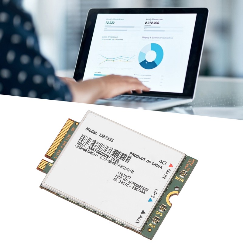 4G LTE Module for Sierra Wireless AirPrime EM7355 Universal Notebook