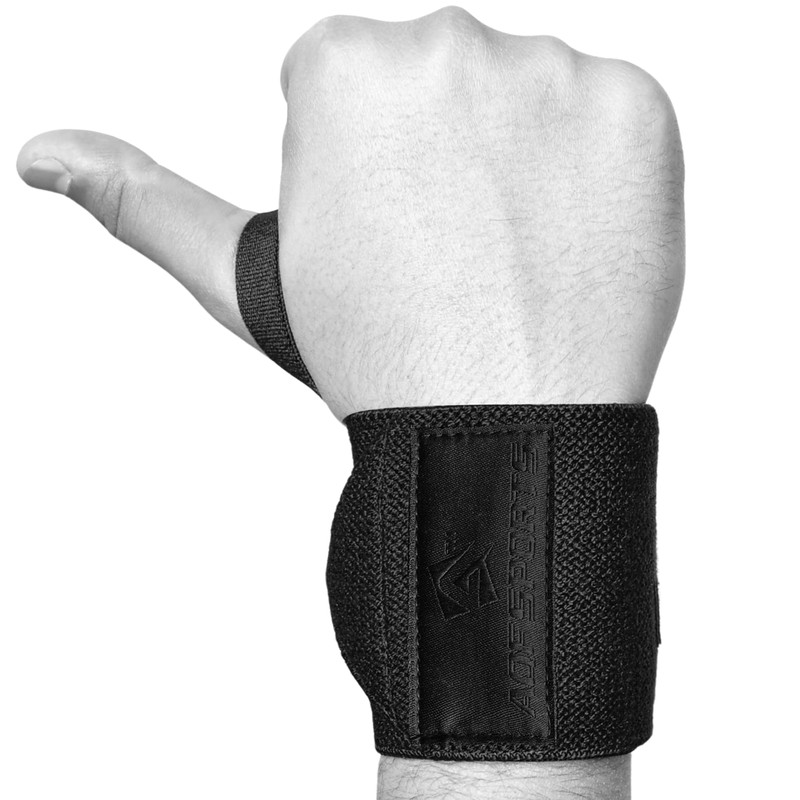 AQF Power Weight Lifting Wrist Wraps Supports Gym Training Fist
