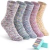 ICEIVY 5 Pair Fuzzy Cozy Socks for Women Warm Comfy