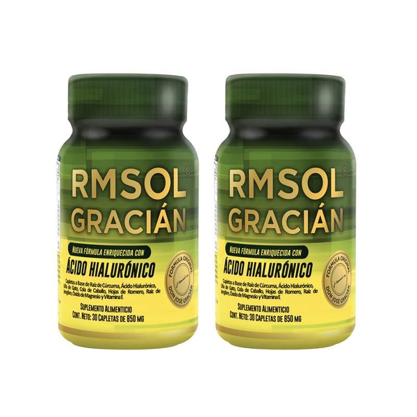 RMSOL 30 Tabletas De 850 Mg (Pack de 2 pzs) Acido hialuronico