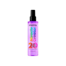 Matrix Miracle Creator Leave-In Conditioner Spray - Heat Protectant, Anti-Frizz, Moisturizing & Detangling, Adds Shine, Primes For Styling, For Damaged & All Hair Types, Sulfate Free, 6.8 Fl Oz