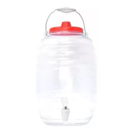 Barril Vitrolero De Plástico Con Llave Y Asa 20 Lt