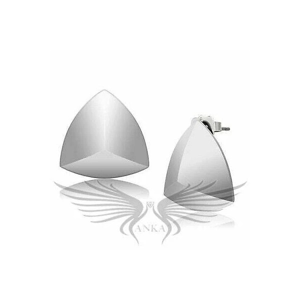 Anka Beautiful Stainless Steel No Stone Stud Earrings Tk906