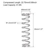 sourcing map Compression Spring 304 Stainless Steel Outer Diameter 9