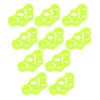 10Pcs Finger Exerciser 6.6LB Green Soft Flexible Silicone Portable Skin