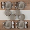 Pfaltzgraff Easton 12 Piece Dinnerware Set, Service For 4, Taupe