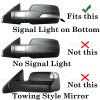 Torox For 2019-2025 Dodge Ram 1500 Mirror COVERS W/TSH PXJ