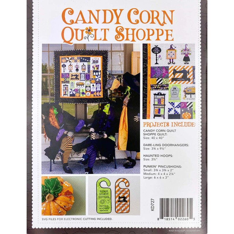 Kimberbell Candy Corn Quilt Shoppe Sewing Version