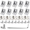 10Set 4040 Corner Bracket Connector Set for 4040 Aluminum Extrusion