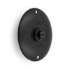A29 Black Powder Coated Iron Doorbell Button – 3" diameter