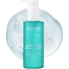 Limpiador en gel Aqua con efecto calmante, 5,29 oz. I Gel limpiador facial suave de uso diario que no deja residuos, elimina el maquillaje y aclara los poros, suaviza la textura, hipoalergénico