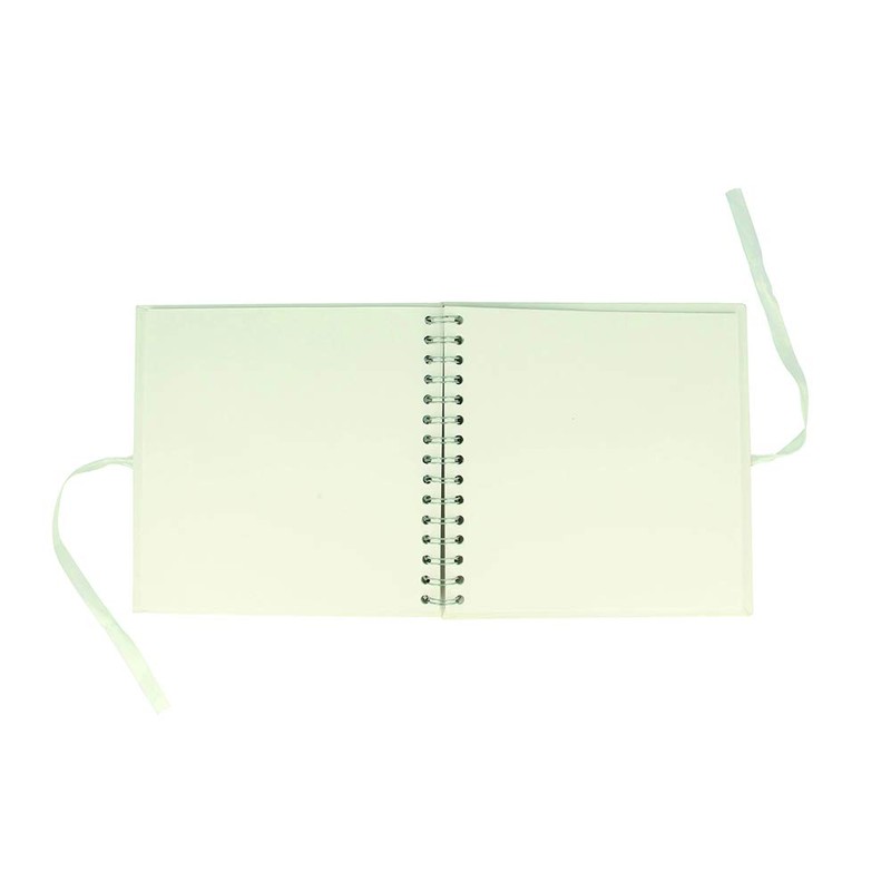 Artemio Scrapbooking-Album, 20 x 20 cm, Spiralbindung, Weiß