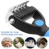 Undercoat Rake, Double Sided Deshedding Dematting Tool, Undercoat Rake Dog