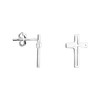 SOFIA MILANI - Women's Earrings 925 Silver Cross Stud Earrings,