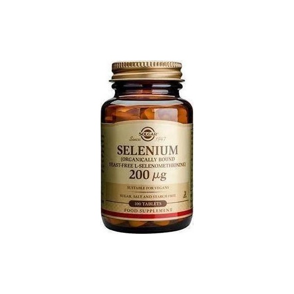Solgar Selenium 200μg 100 Tablets