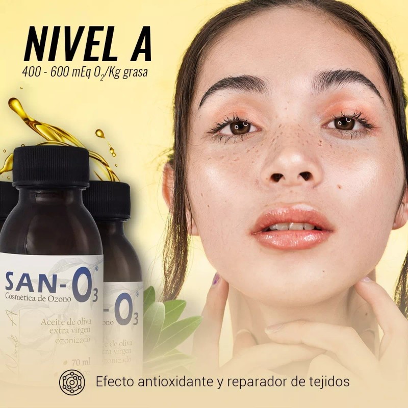 San-o3 Aceite Ozonizado De Oliva Extra Virgen, Meq: 400-600, 70