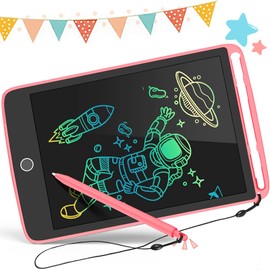 adam & eesa® LCD Writing Tablet for Kids - 8.5inch Doodle Scribbler Sketch Pad with Stylus - Colorful Screen Erasable Drawing Board, Educational Gift, Learning Toy for Boys & Girls