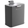 Stainless Steel Kitchen Hanging Trash Can with Lid and Inner