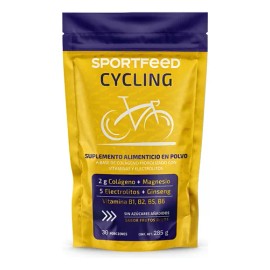 Colágeno Hidrolizado Sportfeed Cycling Electrolitos 285gr Frutos Rojos