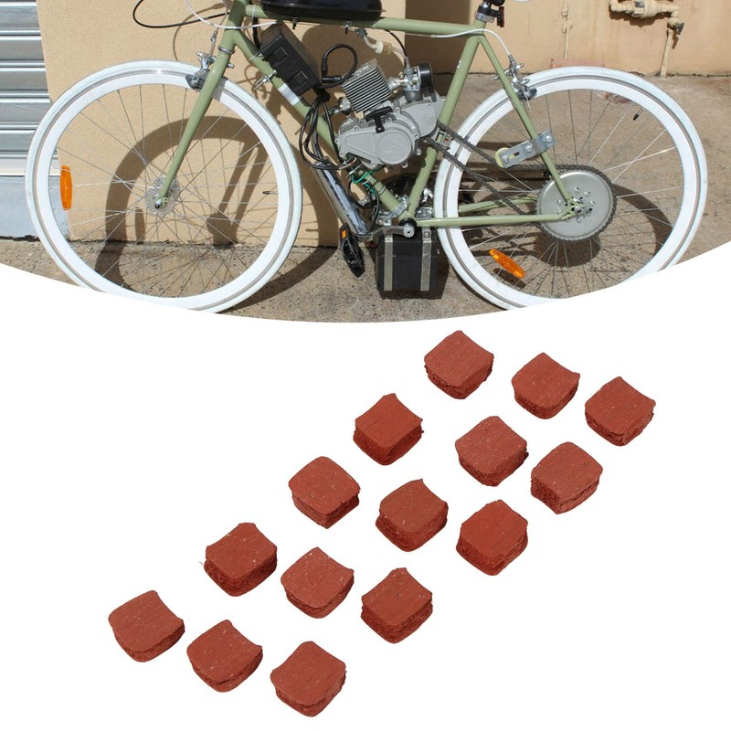Pack of 15 Motorised Bicycle Motor Clutch Pads, Square Shape