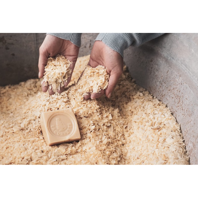 La Corvette, Extra Pure Marseille Soap Cube in Cardboard Box