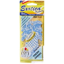 Exotica 76PT24C1FSP Fresh Spring Scent Plam Tree Air Freshener Strips