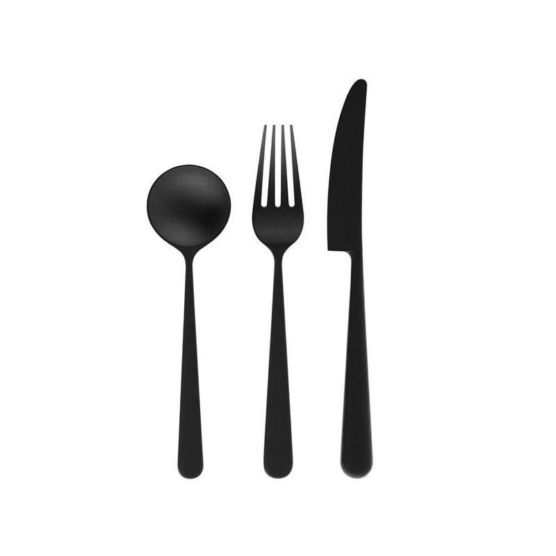 Loveramix Chateau Dinner Fork Matte Black 21cm / 러브라믹스 샤또