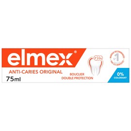 ELMEX - ELMEX Toothpaste for Tooth Decay Original 0% Dyes - Caries - Sensitive Teeth, Painful Gums, Protection of Enamel, 75 ml