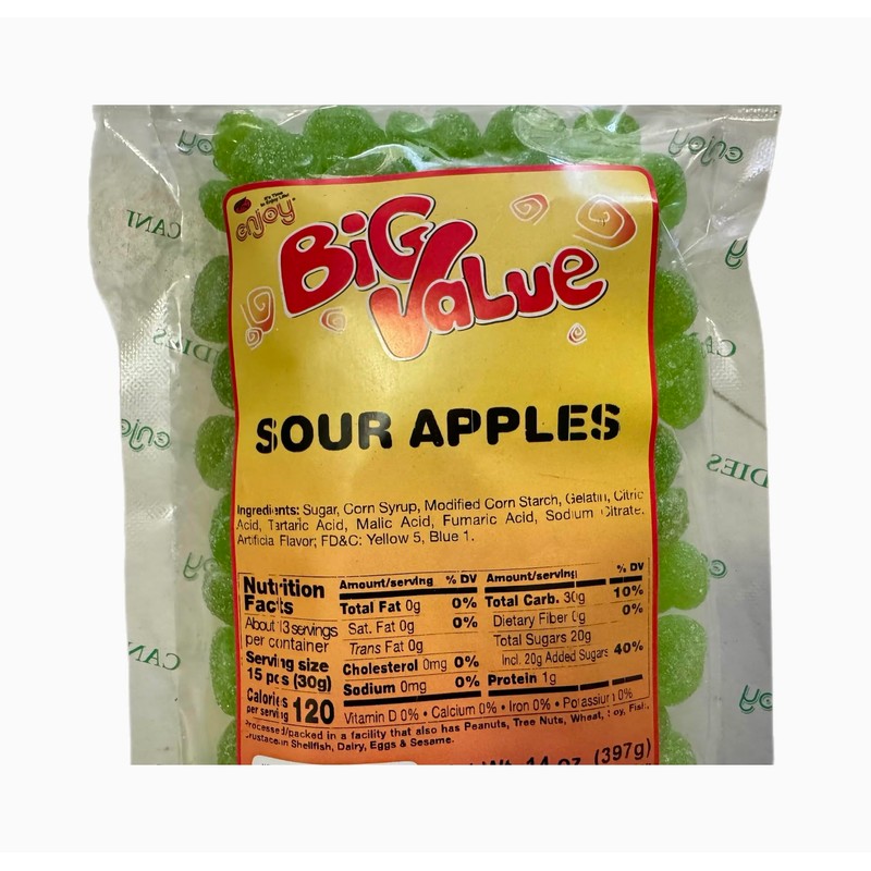 Enjoy Hawaii Li Hing Mui Sour Apples Candy