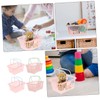 VILLFUL 4pcs Storage Baskets with Open Design Desktop Organizers for
