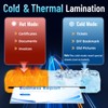 13 Inch Laminator Machine with 50 Laminating Sheets, Fast Warm-Up