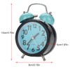 AUNMAS Double Bell Alarm Clock Small Alarm Clocks Ultra Quiet