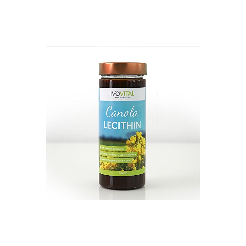 Canola Lecithin Fluid (550 ml), IVOVITAL®, Premium Natural Alternative to