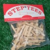 Step Tees Golf Tees 2 1/8" Hardwood Brown 5 packs