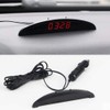 Car Digital LED Electronic LCD Clock Indoor Outdoor Thermometer Voltmeter