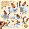 Puni Puni Wan Wan Dog 6-Piece Set Squeezable Soft French