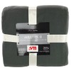 Euromat Polar Fleece Blanket, Cuddly Blanket, Sofa Blanket with Stitched