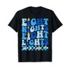 Retro Groovy Eight Nights and Eight Lights Happy Hanukkah T-Shirt