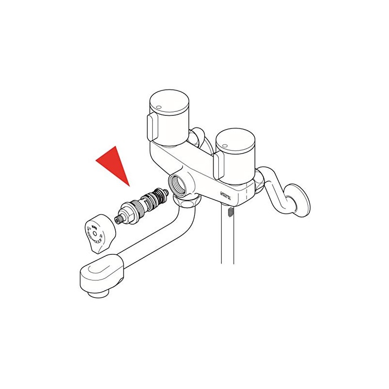 KVK Shower Diverter Unit PZKF58GU2