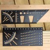Portable Multi-Function T-Type Tridimensional Dovetail Joint Straight Rule Planning Scriber