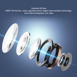 720P HD Surveillance Camera, Remote Monitoring with App Direct Connection, Magnetic Small Wireless WiFi Video Camera for Home