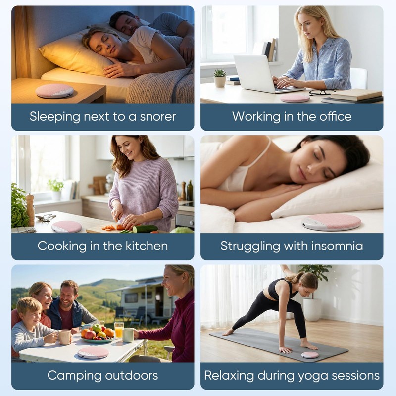 Sleep Pillow Speaker, 2026 New Bluetooth Pillow Speaker,Portable Bluetooth Under