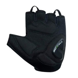 Chiba BioXCell Air Cycling Summer Gloves for Men and Women, Elastic Fit & Airmesh Ventilation, BioXCell Gel Padding, Practical Easy Clip & Quickpull, Stylish in White