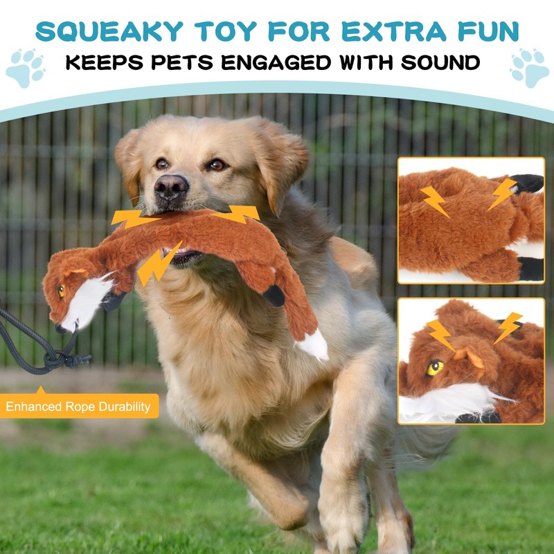 YILAKO Flirt Pole for Dogs - Heavy Duty Interactive Dog
